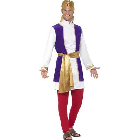1001 Nacht & Arabisch & Midden-Oosten Kostuum | Koninklijke Arabische | Man | Large | Carnaval kostuum | Verkleedkleding